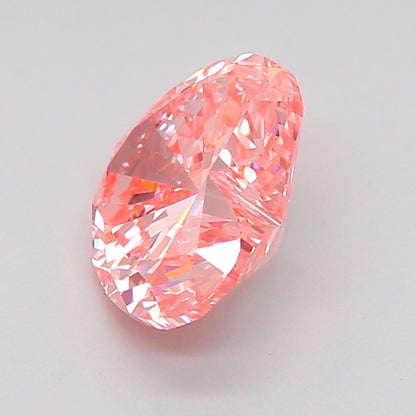 HEART 1.95 CARAT FANCY VIVID PINK VS1  VG VG SLIGHT