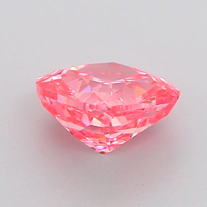 CUSHION 1.04 CARAT FANCY VIVID PINK VS1  VG EX STRONG