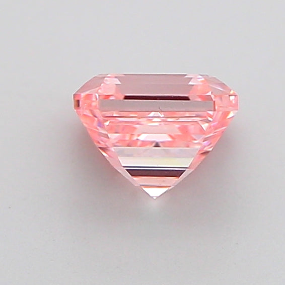 asscher 1.01 carat fancy pink vs1  vg vg strong