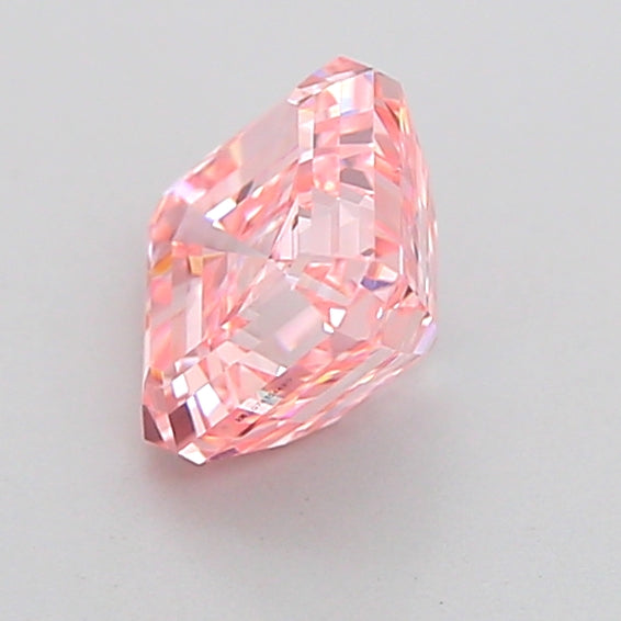 asscher 1.01 carat fancy pink vs1  vg vg strong