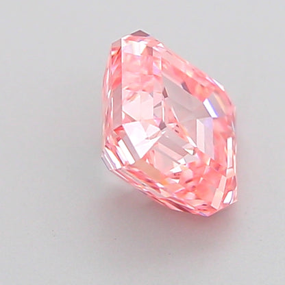 ASSCHER 1.04 CARAT FANCY INTENSE PINK VVS2  VG VG STRONG