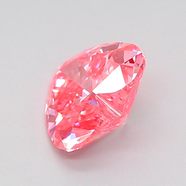 heart 1.04 carat fancy vivid pink vs1  vg vg strong