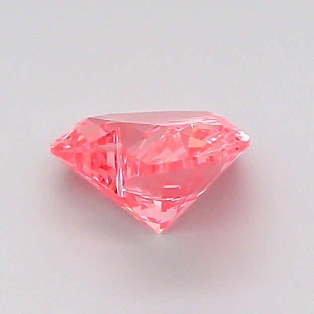 heart 1.02 carat fancy vivid pink vvs2  vg vg strong