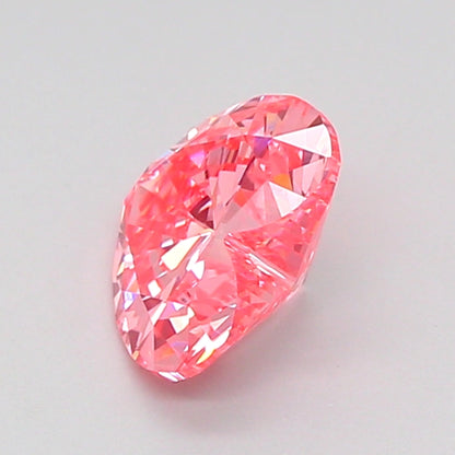 HEART 1.02 CARAT FANCY VIVID PINK VVS2  VG VG STRONG