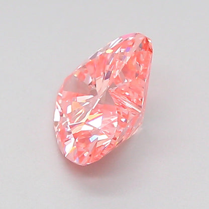 HEART 1.08 CARAT FANCY VIVID PINK VS1  VG VG STRONG