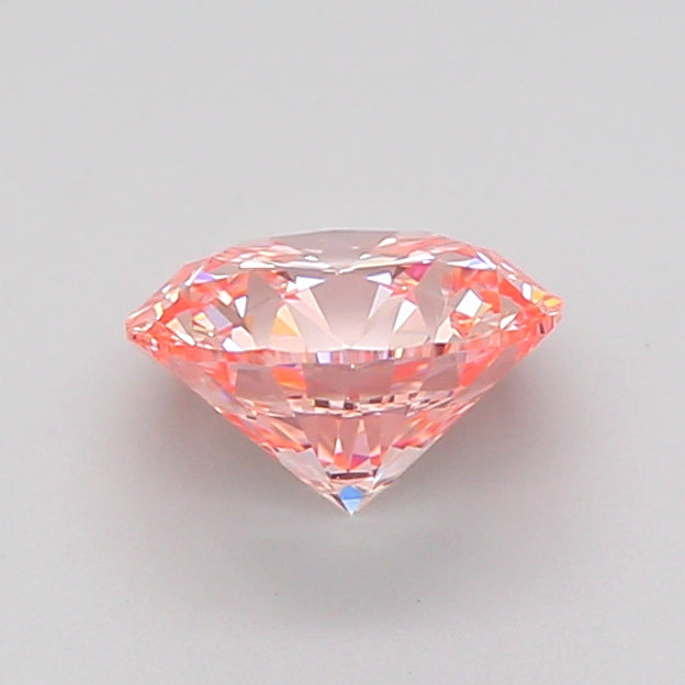 round 1.1 carat fancy intense pink vvs2 id ex ex strong