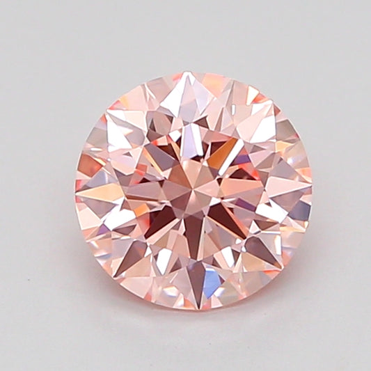 ROUND 1.1 CARAT FANCY INTENSE PINK VVS2 ID EX EX STRONG