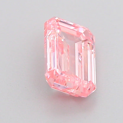 EMERALD 1.03 CARAT FANCY INTENSE PINK VVS2  VG VG STRONG