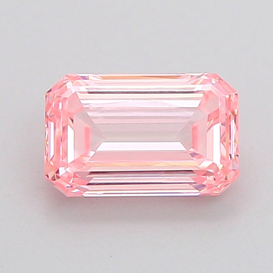 EMERALD 1.03 CARAT FANCY INTENSE PINK VVS2  VG VG STRONG