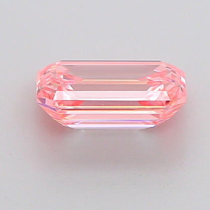 EMERALD 1.08 CARAT FANCY INTENSE PINK VVS2  VG VG STRONG