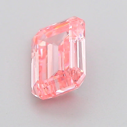 EMERALD 1.08 CARAT FANCY INTENSE PINK VVS2  VG VG STRONG