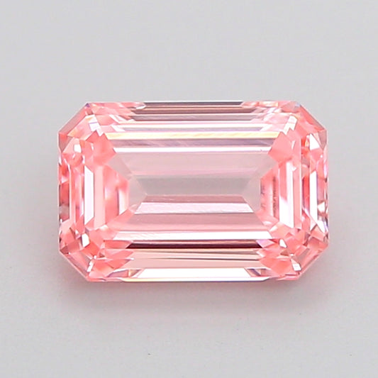 EMERALD 1.08 CARAT FANCY INTENSE PINK VVS2  VG VG STRONG