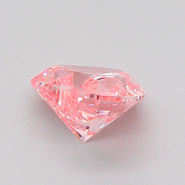 heart 1.01 carat fancy intense pink vvs2  vg vg strong