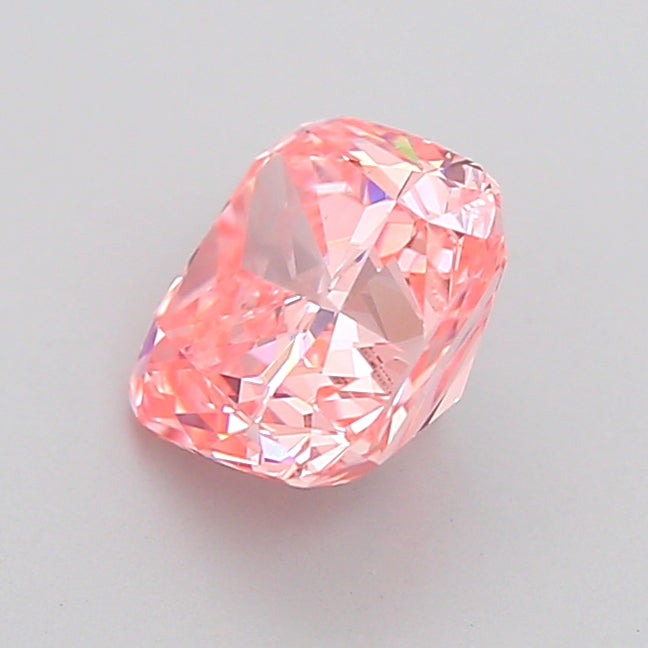 cushion 1.4 carat fancy vivid pink vs1  vg vg strong
