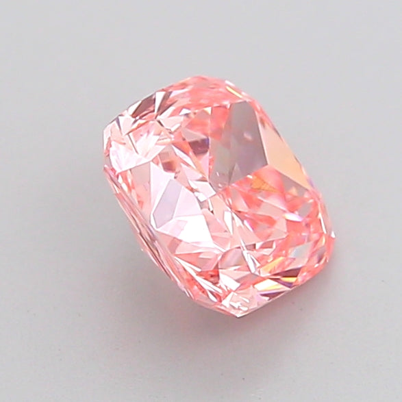 cushion 1.01 carat fancy intense pink vvs2  vg vg strong
