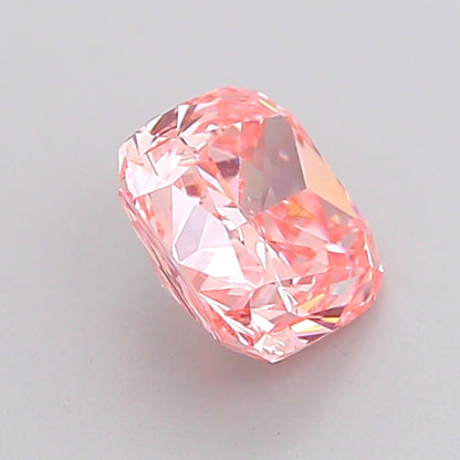 CUSHION 1.01 CARAT FANCY INTENSE PINK VVS2  VG VG STRONG