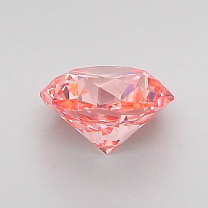 OCTAGONAL 0.9 CARAT FANCY INTENSE PINK VS2  EX EX SLIGHT