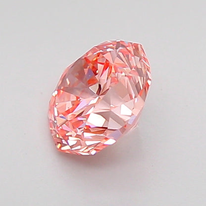 OCTAGONAL 0.9 CARAT FANCY INTENSE PINK VS2  EX EX SLIGHT