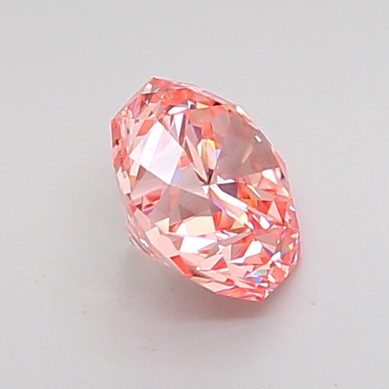 octagonal 0.9 carat fancy intense pink vs2  ex ex slight
