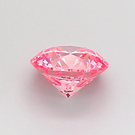 round 0.65 carat fancy vivid pink vs2 id ex ex slight
