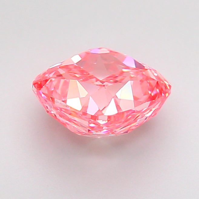 cushion 2.07 carat fancy vivid pink vs1  vg vg strong