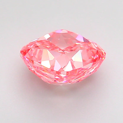 CUSHION 2.07 CARAT FANCY VIVID PINK VS1  VG VG STRONG
