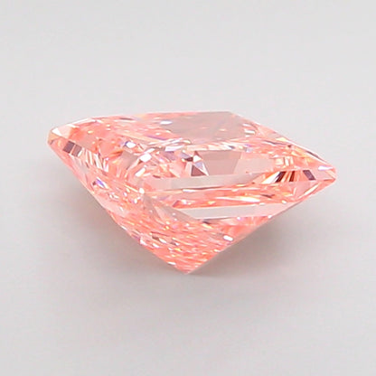 PRINCESS 1.59 CARAT FANCY INTENSE ORANGY PINK VS1  VG Good SLIGHT