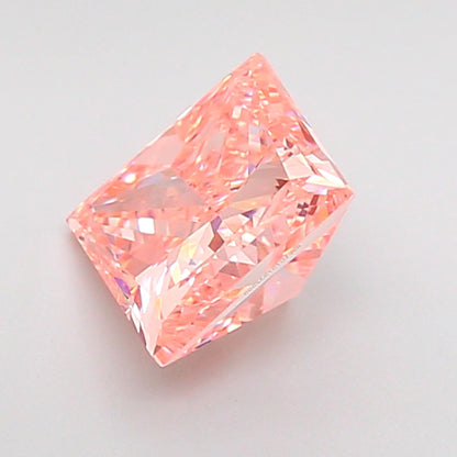 PRINCESS 1.59 CARAT FANCY INTENSE ORANGY PINK VS1  VG Good SLIGHT