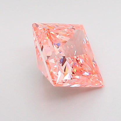PRINCESS 1.59 CARAT FANCY INTENSE ORANGY PINK VS1  VG Good SLIGHT