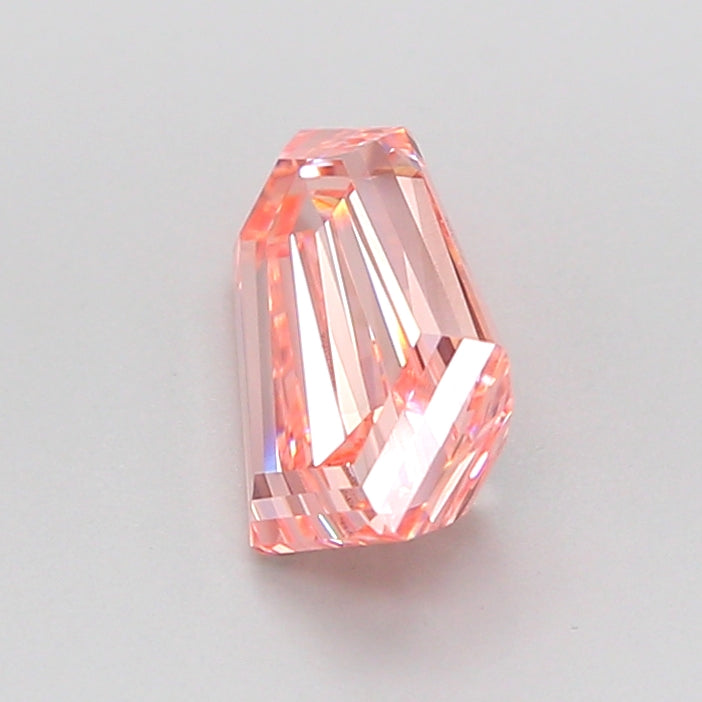 hexagonal 1.59 carat fancy intense pink vs1  ex vg slight