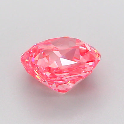 CUSHION 1.6 CARAT FANCY VIVID PINK VS1  VG VG STRONG