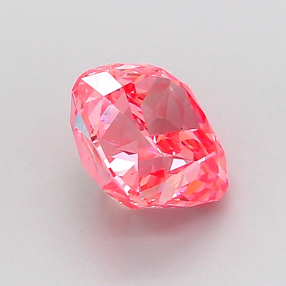 CUSHION 1.6 CARAT FANCY VIVID PINK VS1  VG VG STRONG