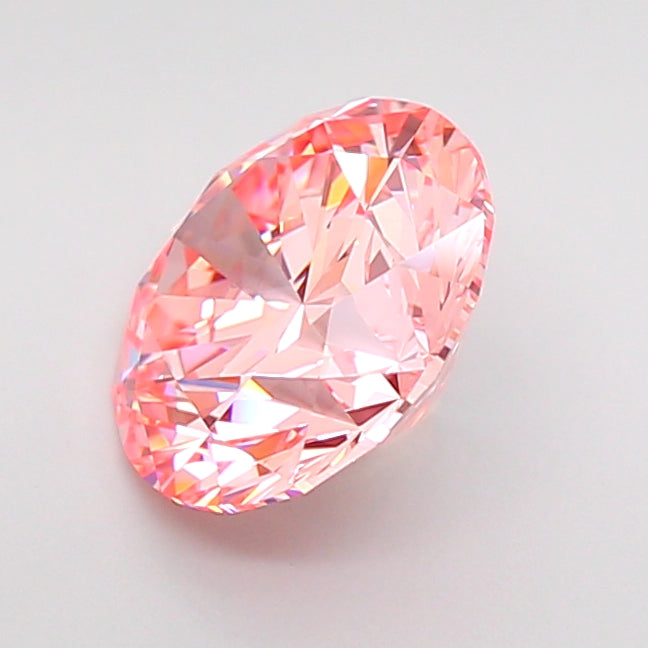 round 2.22 carat fancy intense pink vs1 id ex ex slight