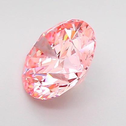 ROUND 2.22 CARAT FANCY INTENSE PINK VS1 ID EX EX SLIGHT