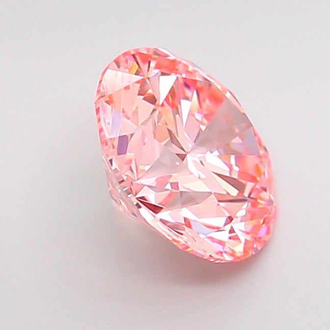 round 2.22 carat fancy intense pink vs1 id ex ex slight