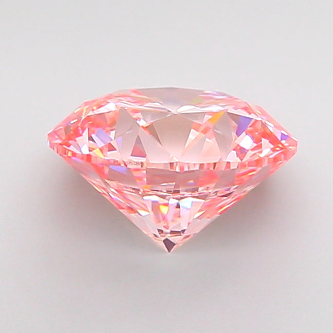 round 2.51 carat fancy intense pink vvs2 id ex ex slight