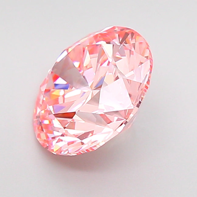 round 2.51 carat fancy intense pink vvs2 id ex ex slight