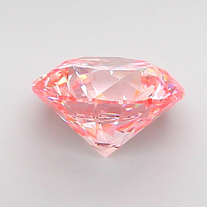 ROUND 2.25 CARAT FANCY VIVID PINK VVS2 ID EX EX SLIGHT