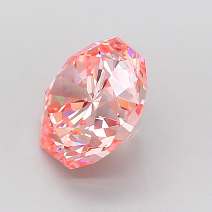 OCTAGONAL 2 CARAT FANCY INTENSE PINK VS1  EX EX SLIGHT