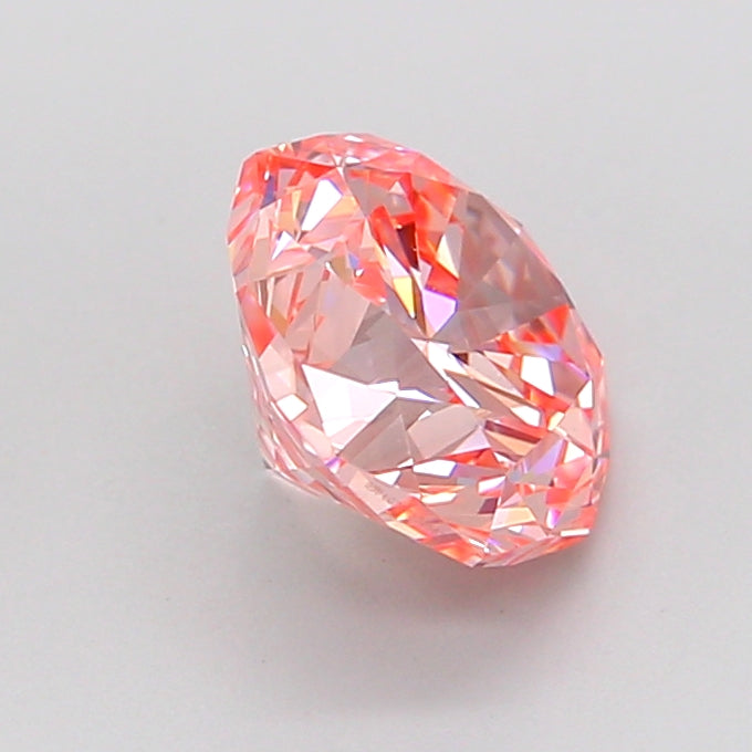 octagonal 2 carat fancy intense pink vs1  ex ex slight