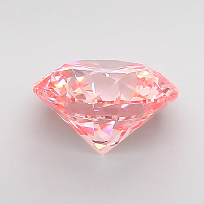 ROUND 2 CARAT FANCY INTENSE PINK VS2 ID VG EX SLIGHT