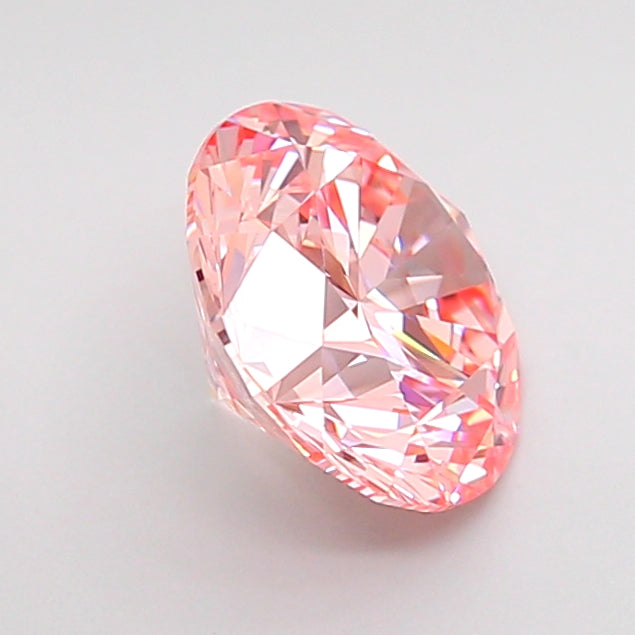 round 2 carat fancy intense pink vs2 id vg ex slight