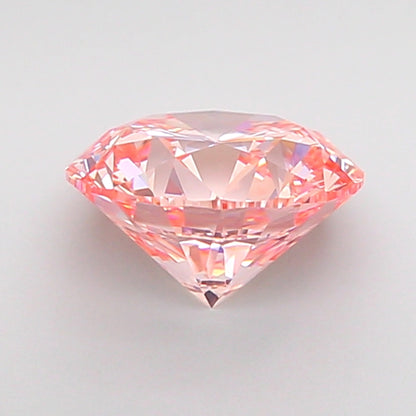ROUND 1.86 CARAT FANCY INTENSE PINK VVS2 ID EX EX SLIGHT