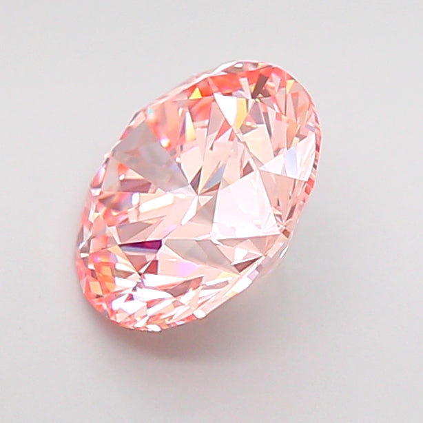 round 1.86 carat fancy intense pink vvs2 id ex ex slight