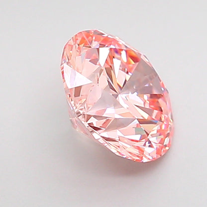 ROUND 1.86 CARAT FANCY INTENSE PINK VVS2 ID EX EX SLIGHT