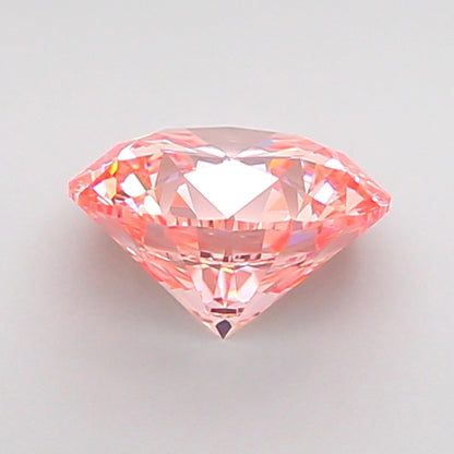 ROUND 1.57 CARAT FANCY INTENSE PINK VS1 ID EX EX SLIGHT