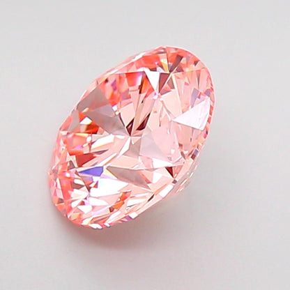 ROUND 1.57 CARAT FANCY INTENSE PINK VS1 ID EX EX SLIGHT