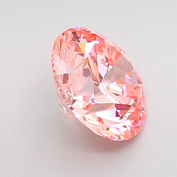 round 1.57 carat fancy intense pink vs1 id ex ex slight