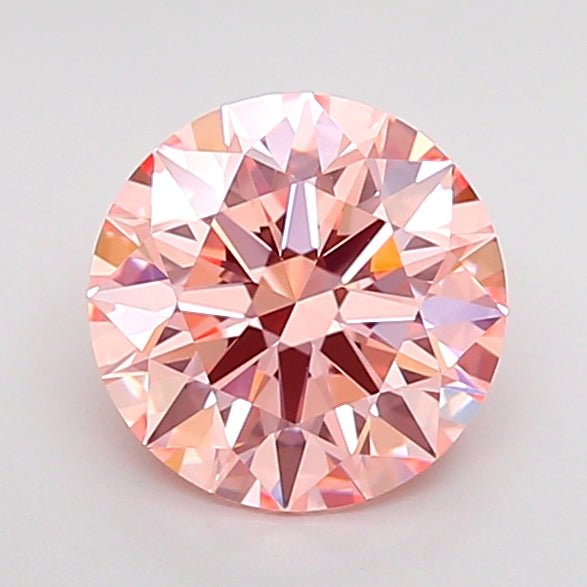 round 1.57 carat fancy intense pink vs1 id ex ex slight