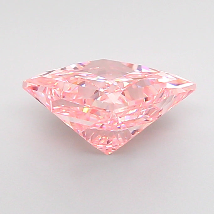 princess 2.11 carat fancy intense pink vs1  vg good slight